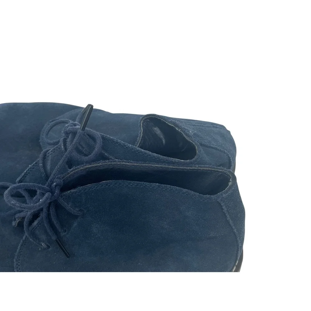 Joseph Abboud Thomas Men's Navy Blue Suede Chukka Boots Size 10 US